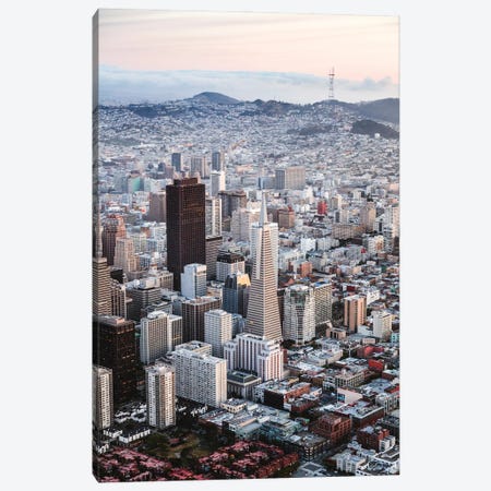 San Francisco Business District Canvas Print #TEO891} by Matteo Colombo Canvas Art Print