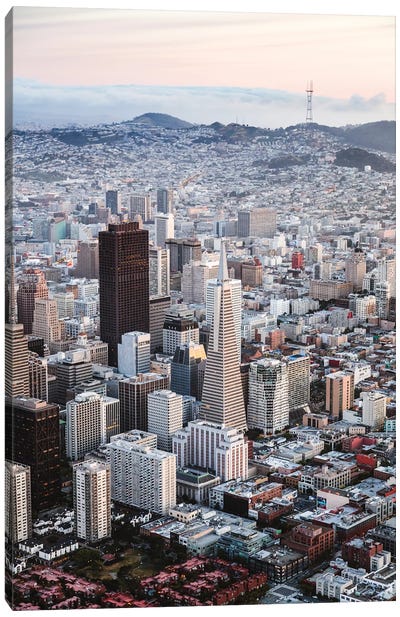 San Francisco Business District Canvas Art Print - San Francisco Skylines