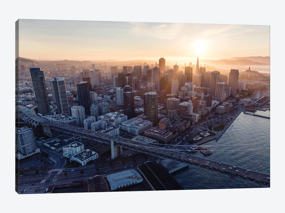 Sunset In San Francisco by Matteo Colombo 1-piece Art Print