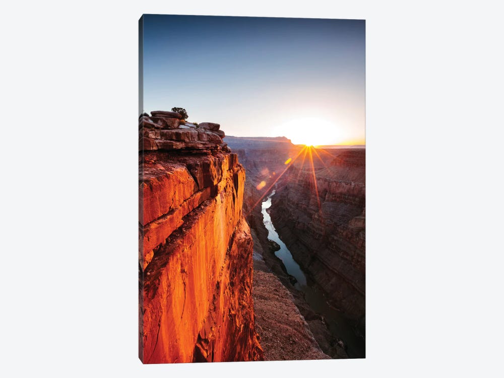 Sunrise, Toroweap Point, North Rim, Grand Canyon National Park, Arizona, USA 1-piece Canvas Art Print