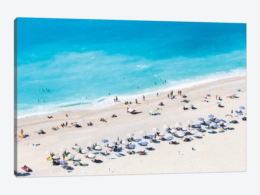 Aerial View Of Myrtos Beach VI, Cephalonia, Ionian Islands, Greece by Matteo Colombo 1-piece Canvas Wall Art