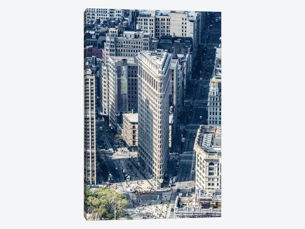 Flatiron From Above by Matteo Colombo 1-piece Canvas Artwork