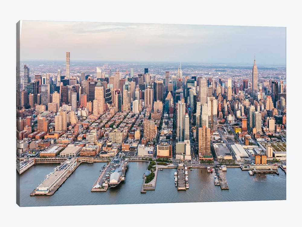 Midtown Manhattan Aerial by Matteo Colombo 1-piece Art Print