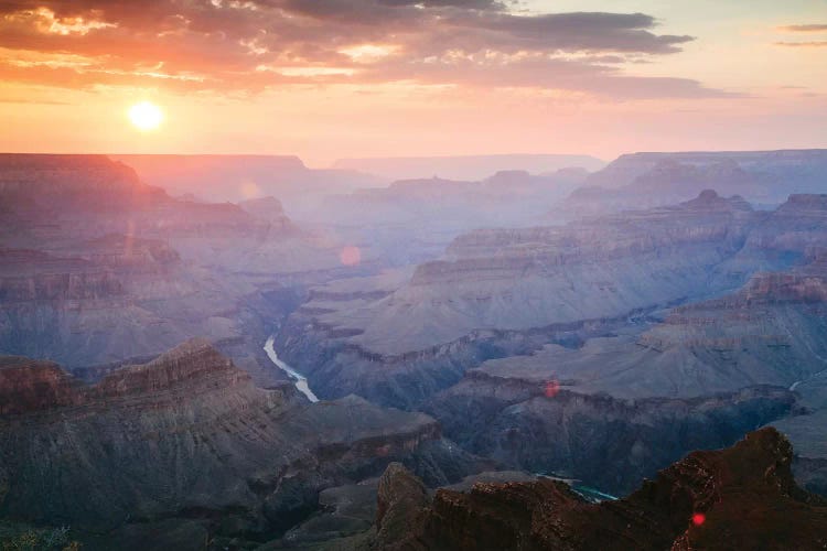 Sunset As Seen Mohave Point, South Rim, Grand Canyon National Park, Arizona, USA