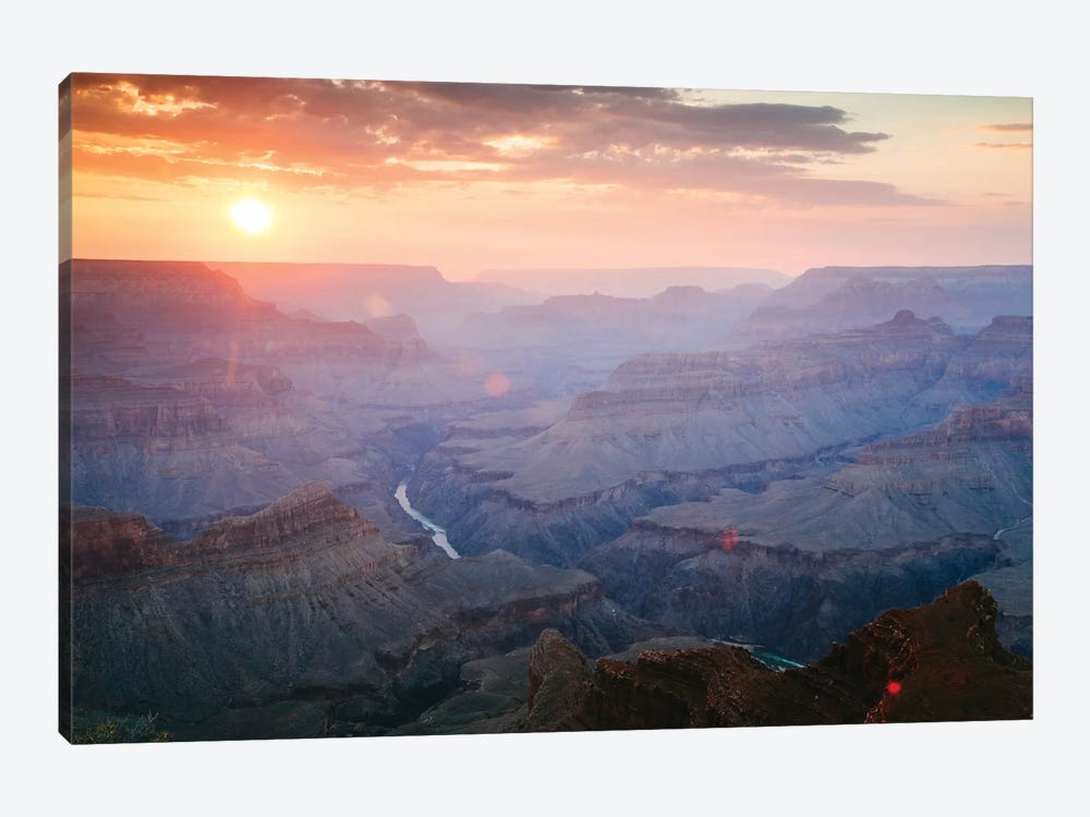 Sunset As Seen Mohave Point, South Rim, Grand Canyon National Park, Arizona, USA by Matteo Colombo 1-piece Canvas Print