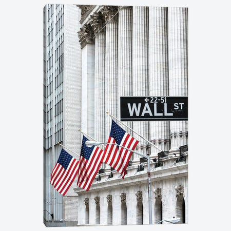 Wall Street Canvas Print #TEO911} by Matteo Colombo Canvas Artwork