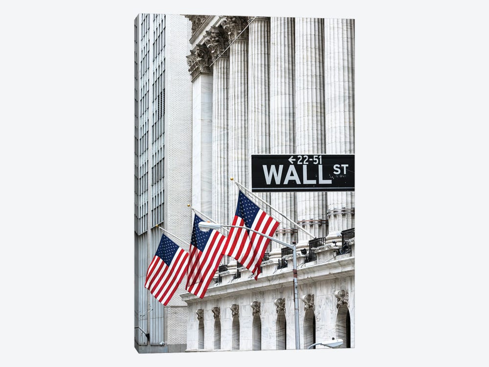 Wall Street by Matteo Colombo 1-piece Canvas Artwork
