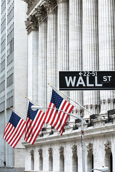 American Flags: Wall Street by Matteo Colombo