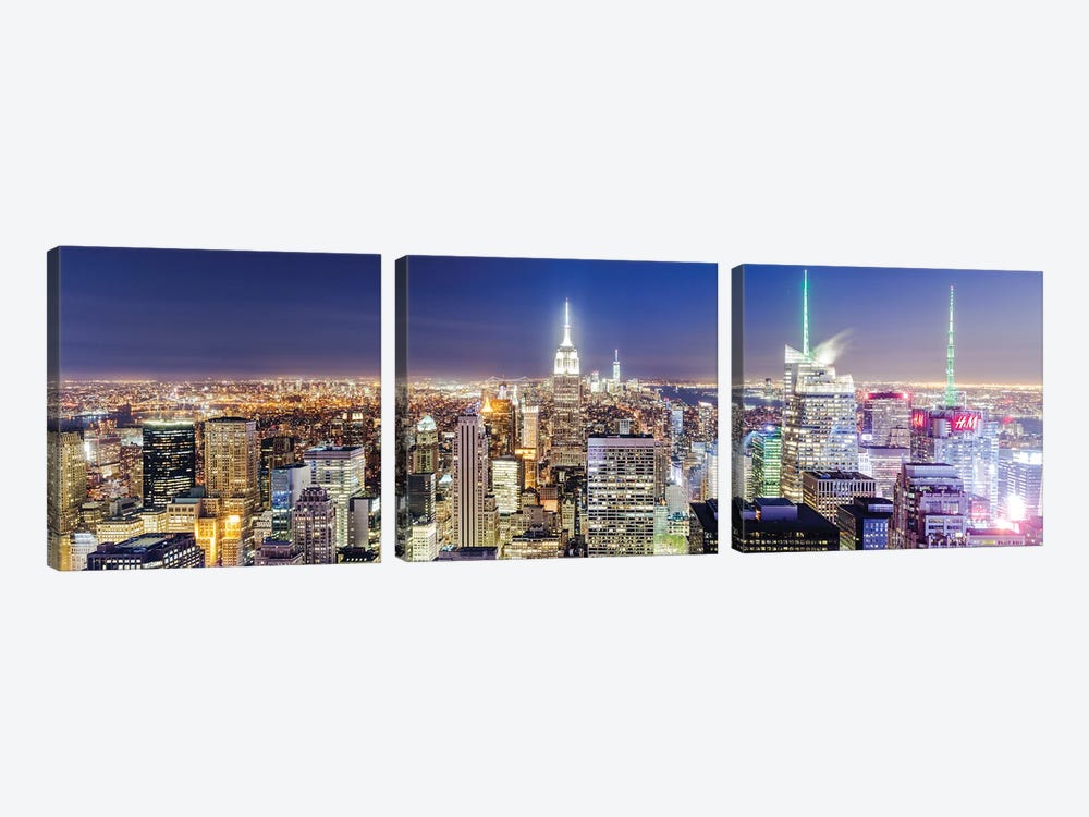 Iconic New York III by Matteo Colombo 3-piece Canvas Wall Art