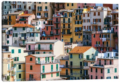 Colorful Houses, Cinque Terre Canvas Art Print