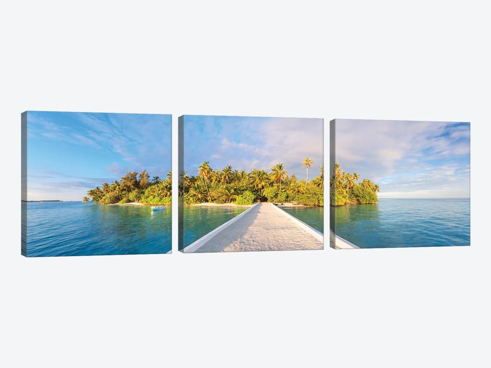 Tropical Island by Matteo Colombo 3-piece Canvas Artwork