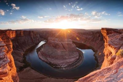 Sunset I, Horseshoe Bend, Glen Canyon National Recreation Area, Arizona, USA by Matteo Colombo art print