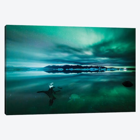 Northern Lights I Canvas Print #TEO935} by Matteo Colombo Canvas Print