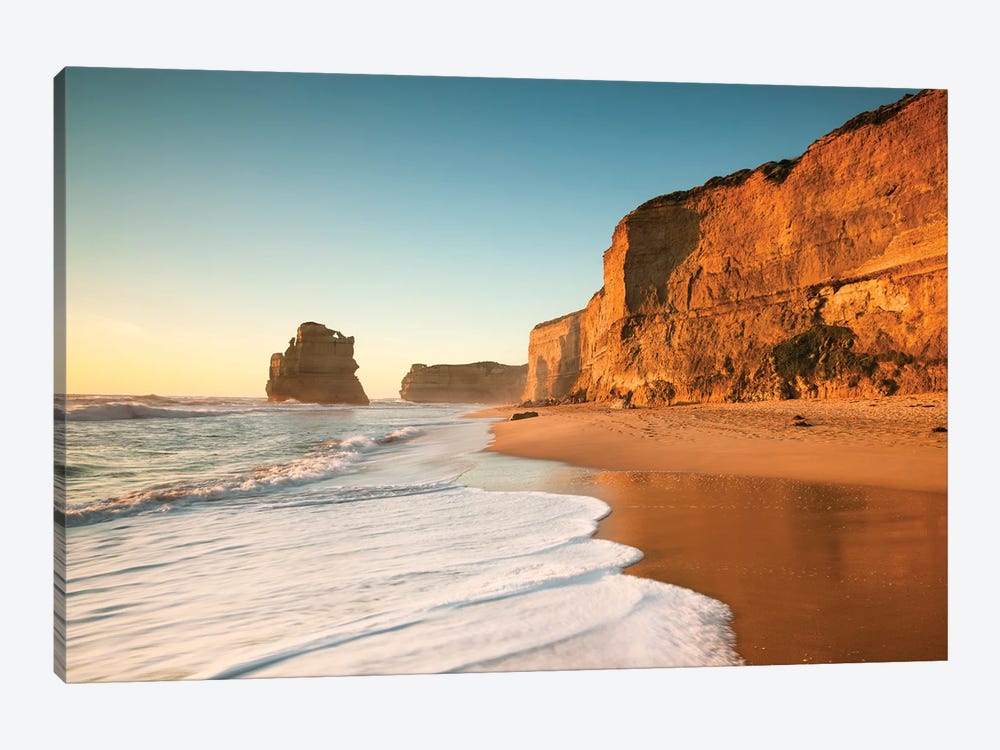 Sunset At The Great Ocean Road by Matteo Colombo 1-piece Canvas Art