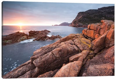 On The Coast Of Tasmania Canvas Art Print