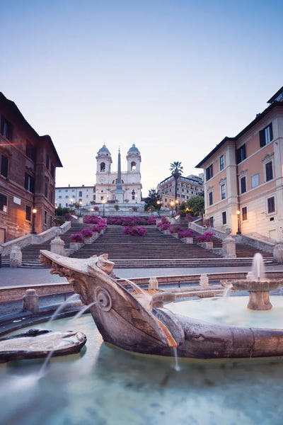 Fountains: Piazza Di Spagna, Rome I by Matteo Colombo