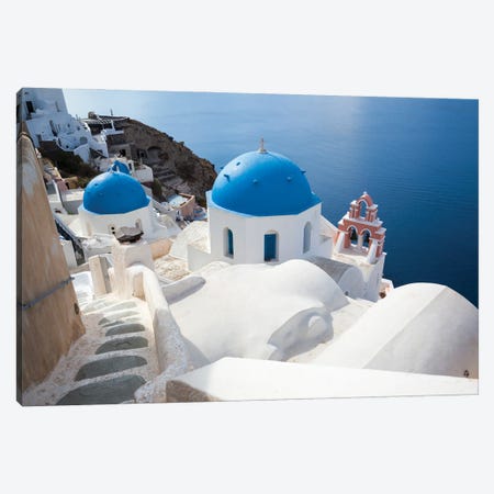 Summer In Santorini I Canvas Print #TEO947} by Matteo Colombo Canvas Art