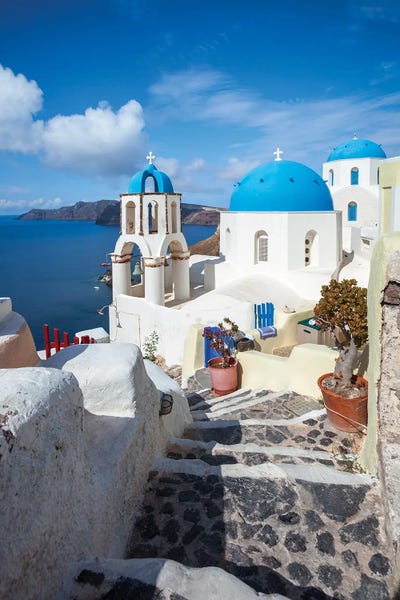 Famous Places Of Worship: Summer In Santorini II by Matteo Colombo