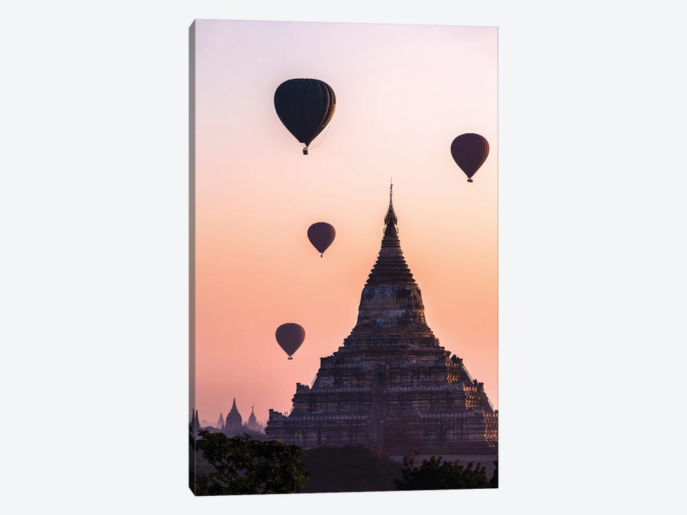 Sunrise Over The Temple, Myanmar by Matteo Colombo 1-piece Art Print