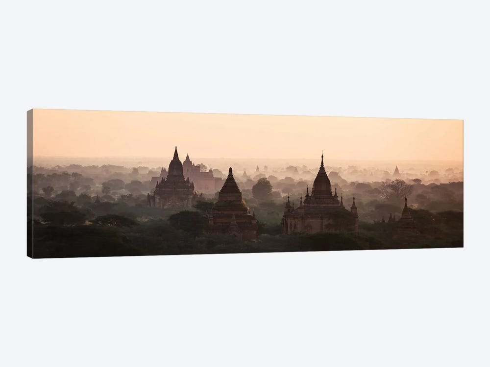 Bagan Valley Panoramic by Matteo Colombo 1-piece Canvas Artwork