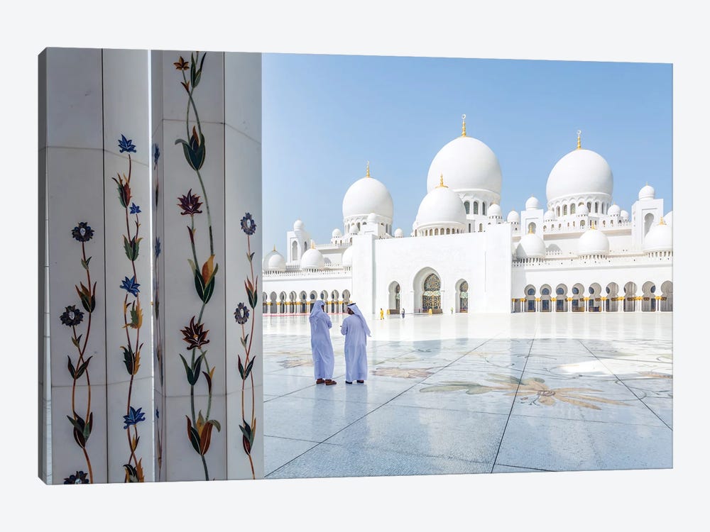 At The Great Mosque, Abu Dhabi by Matteo Colombo 1-piece Canvas Print