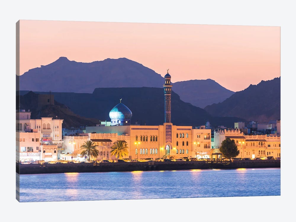 Old Town At Dusk, Oman by Matteo Colombo 1-piece Canvas Art