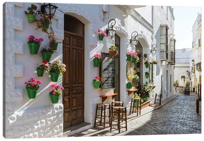 In The Streets Of Andalusia III Canvas Art Print - Village & Town Art