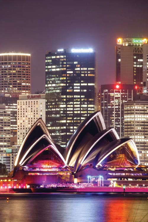 Sydney Opera House At Night, Sydney, New South Wales, Australia by Matteo Colombo wall art