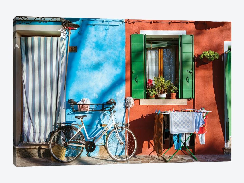 Burano Colors I by Matteo Colombo 1-piece Canvas Art