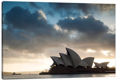 Sydney Opera House At Sunrise, Sydney, New South Wales, Australia Canvas Art Print