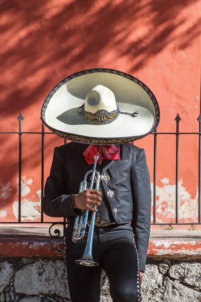 Large Photography - Canvas Prints: Mariachi I by Matteo Colombo