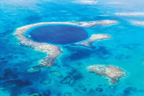 Seascapes: The Blue Hole, Belize by Matteo Colombo
