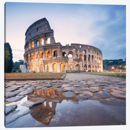 The Colosseum, Rome, Lazio, Italy Canvas Print #TEO99} by Matteo Colombo Canvas Art Print