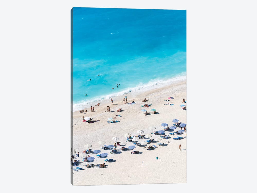 Aerial View Of Myrtos Beach VII, Cephalonia, Ionian Islands, Greece by Matteo Colombo 1-piece Canvas Art Print
