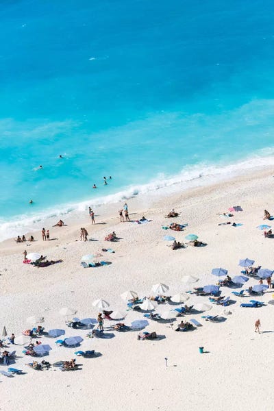 Aerial Beaches: Aerial View Of Myrtos Beach VII, Cephalonia, Ionian Islands, Greece by Matteo Colombo