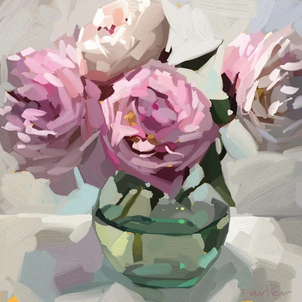 Simple Pleasures: Fresh Peonies by Teddi Parker