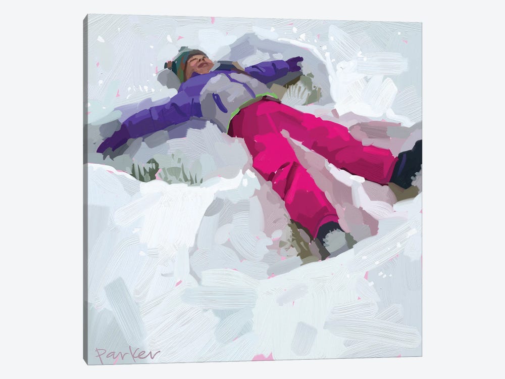 Snow Angel by Teddi Parker 1-piece Canvas Wall Art