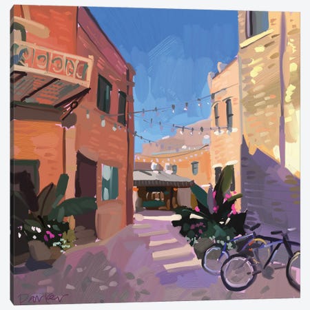 Alley Sun (Fort Collins, Co) Canvas Print #TEP106} by Teddi Parker Canvas Print