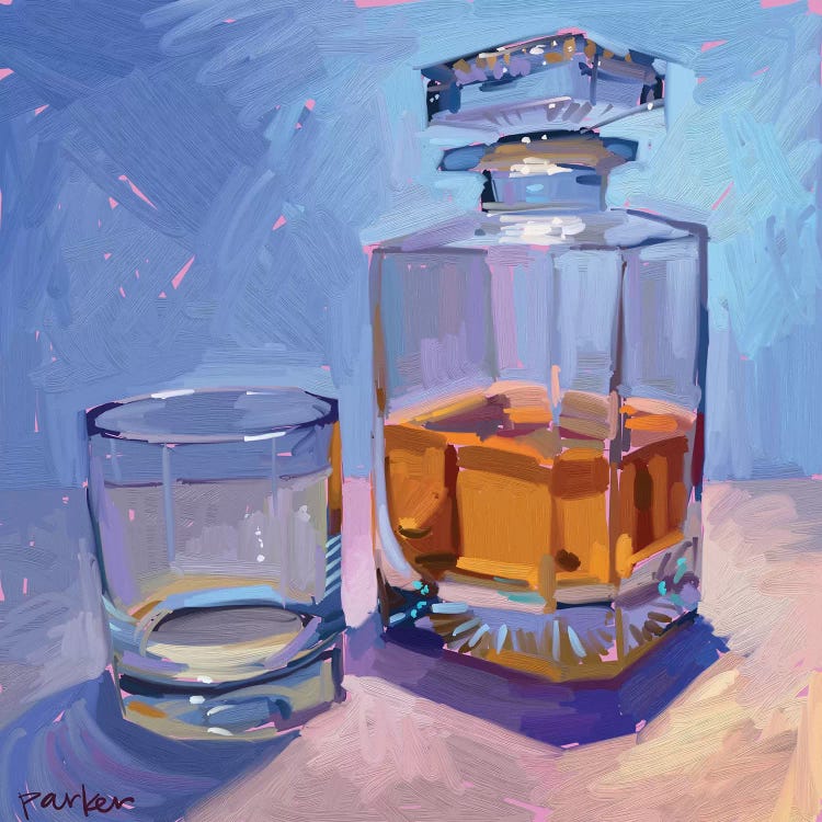 Highball And Glasses by Teddi Parker wall art