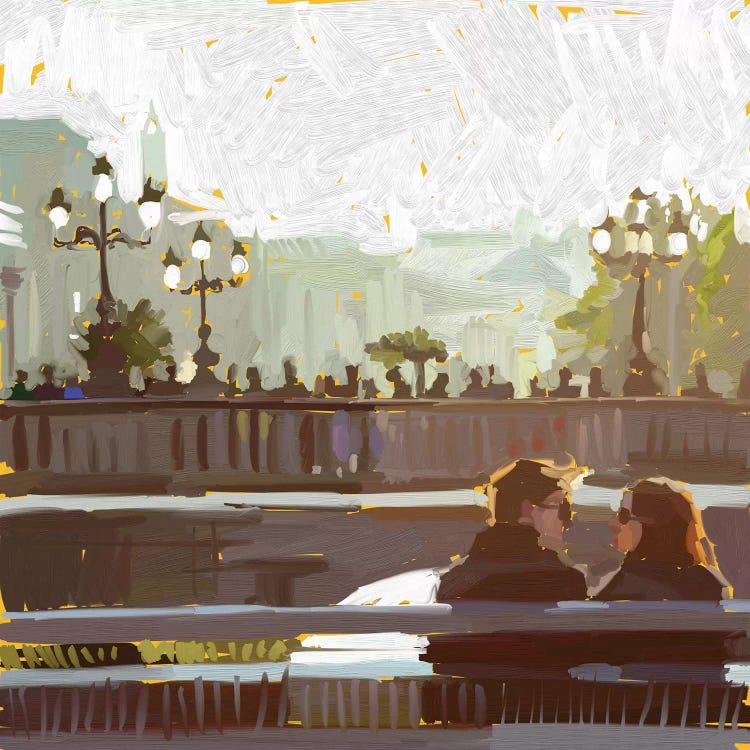 Meet Me At The Bridge by Teddi Parker wall art