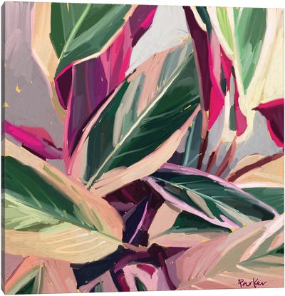 A Painted Plant Never Dies Canvas Art Print - Teddi Parker 