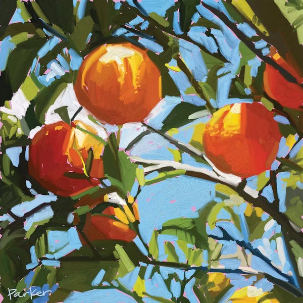 Kitchen: Orange Tree by Teddi Parker