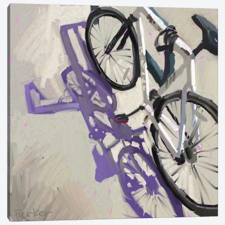 Bike Shadows Canvas Print #TEP2} by Teddi Parker Art Print