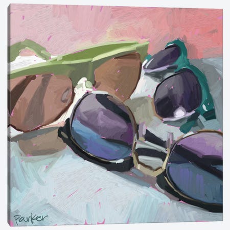 Sunglasses Canvas Print #TEP30} by Teddi Parker Canvas Art