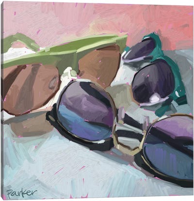 Sunglasses Canvas Art Print - Still Lifes for the Modern World