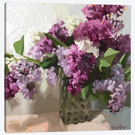 Alley Lilacs Canvas Print #TEP36} by Teddi Parker Canvas Art Print