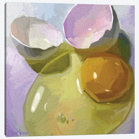 Egg Study Canvas Print #TEP42} by Teddi Parker Canvas Art Print