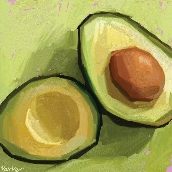 Kitchen: Just An Avocado by Teddi Parker