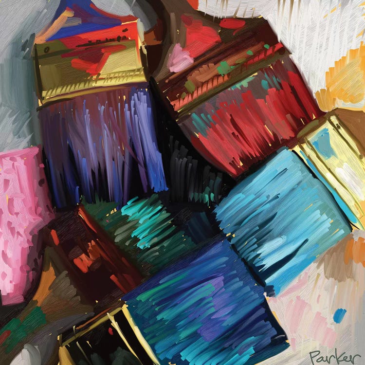 Real Life Is Messy by Teddi Parker wall art