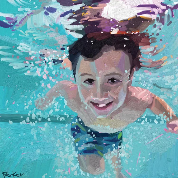 Splash Of Color by Teddi Parker wall art
